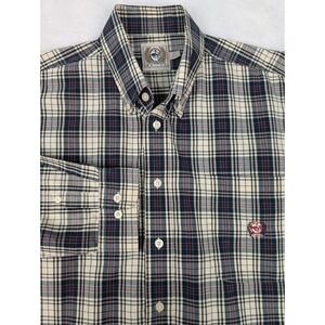 Cinch Shirt Men's Size M Multicolor Plaid Long Sleeve Casual Button Up Cowboy